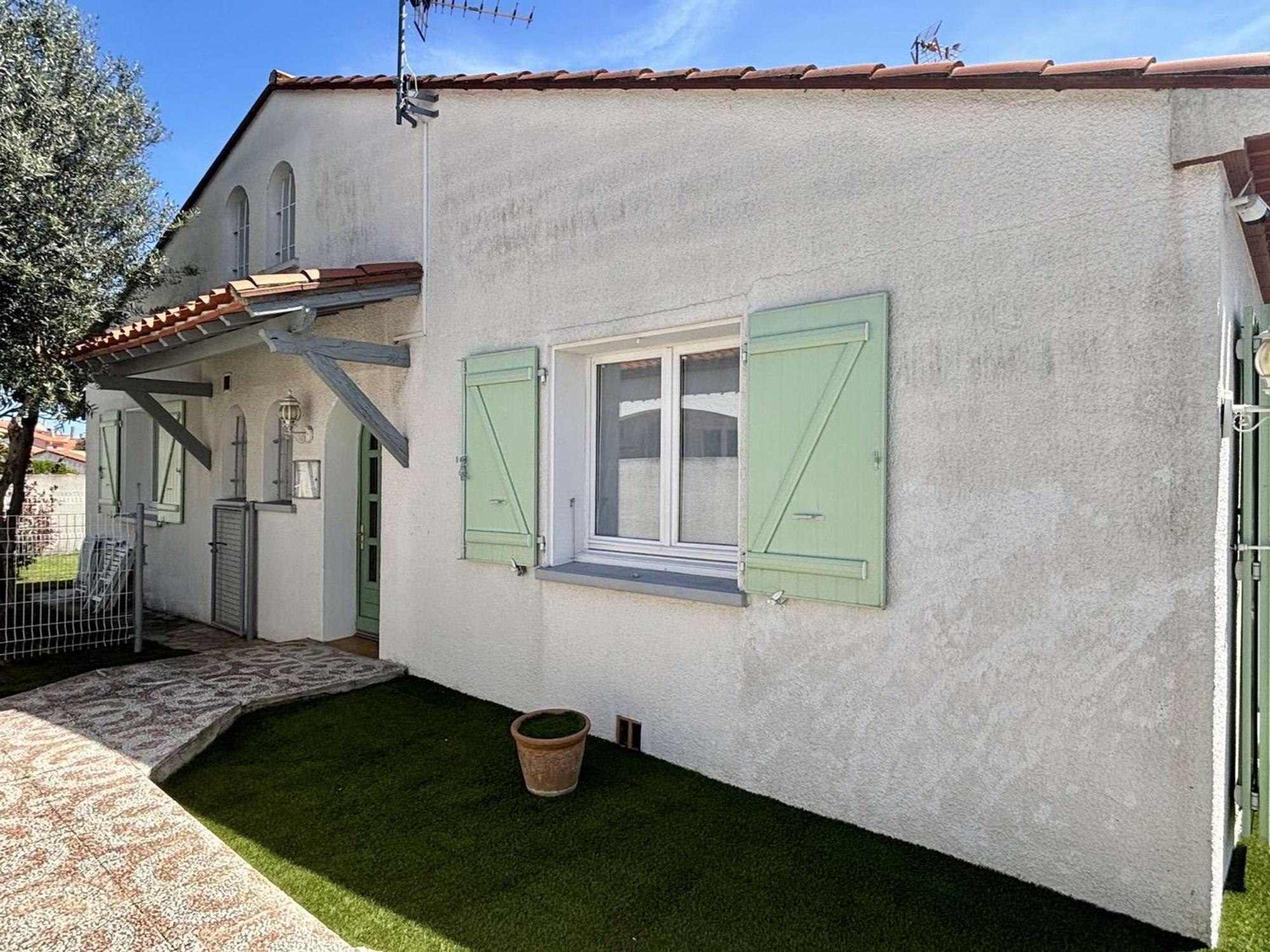 Elegant T2 Avec Jardin, Secteur Calme, Proche Mer Et Commerces - Latour-Bas-Elne - Fr-1-225-650 Luaran gambar