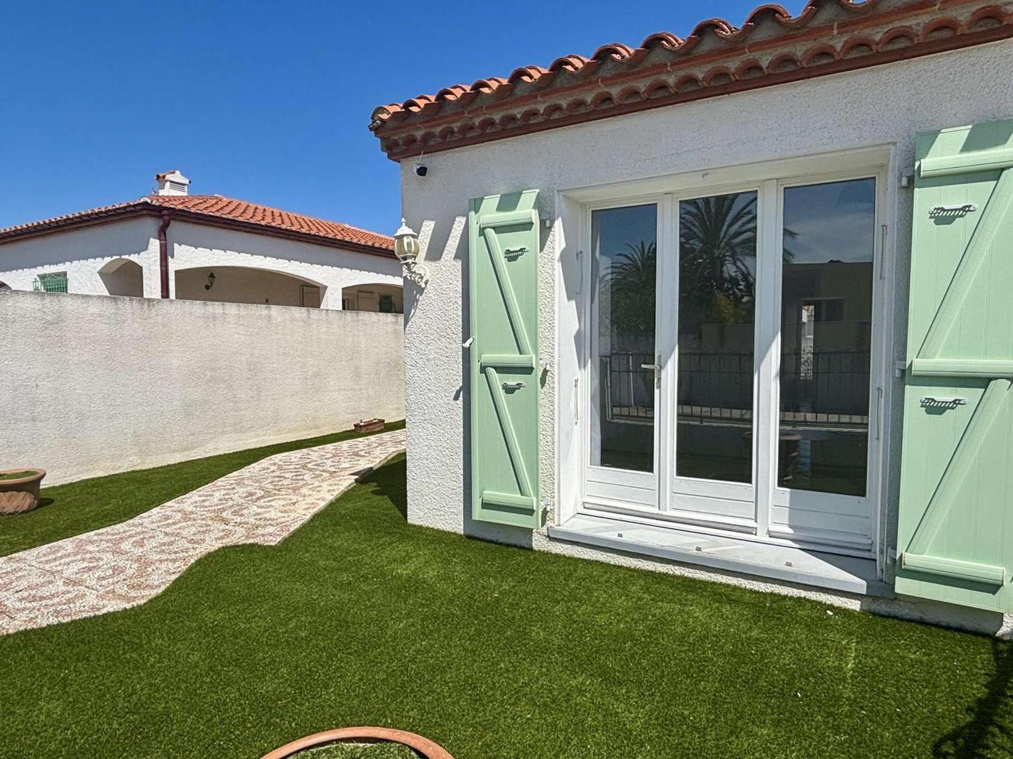 Elegant T2 Avec Jardin, Secteur Calme, Proche Mer Et Commerces - Latour-Bas-Elne - Fr-1-225-650 Luaran gambar